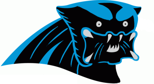 Carolina Panthers Halloween Logo iron on transfers